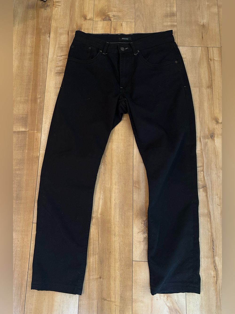 ✨ Matinique Black Stretch Jeans Men's W32 L29 (Custom Hem)